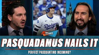 The Pasquatch is ON FIRE with his ALCS & NLCS predictions 🔥 Will he predict a Dodgers sweep? | FTF 