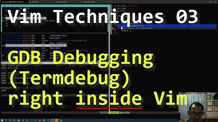 Vim Techniques 03 - GDB Debugging right inside Vim