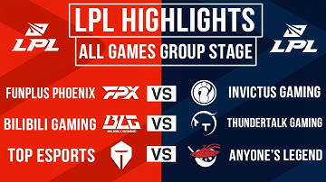 LPL Highlights ALL GAMES Group Stage Day 1 | LPL 2025 Split 2