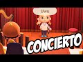 CONCIERTO en las Islas Perturbadoras de Subs [Animal Crossing: New Horizon]