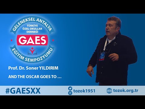 Prof. Dr. Soner YILDIRIM - 20. Geleneksel Antalya Eğitim Sempozyumu