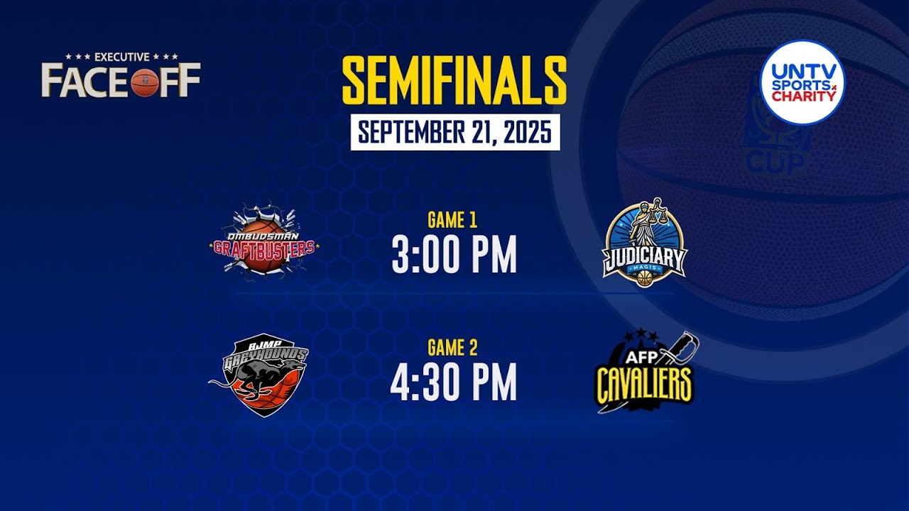 UNTV Cup Executive Face-off Semifinals at Novadeci Convention Center, QC | September 21, 2025