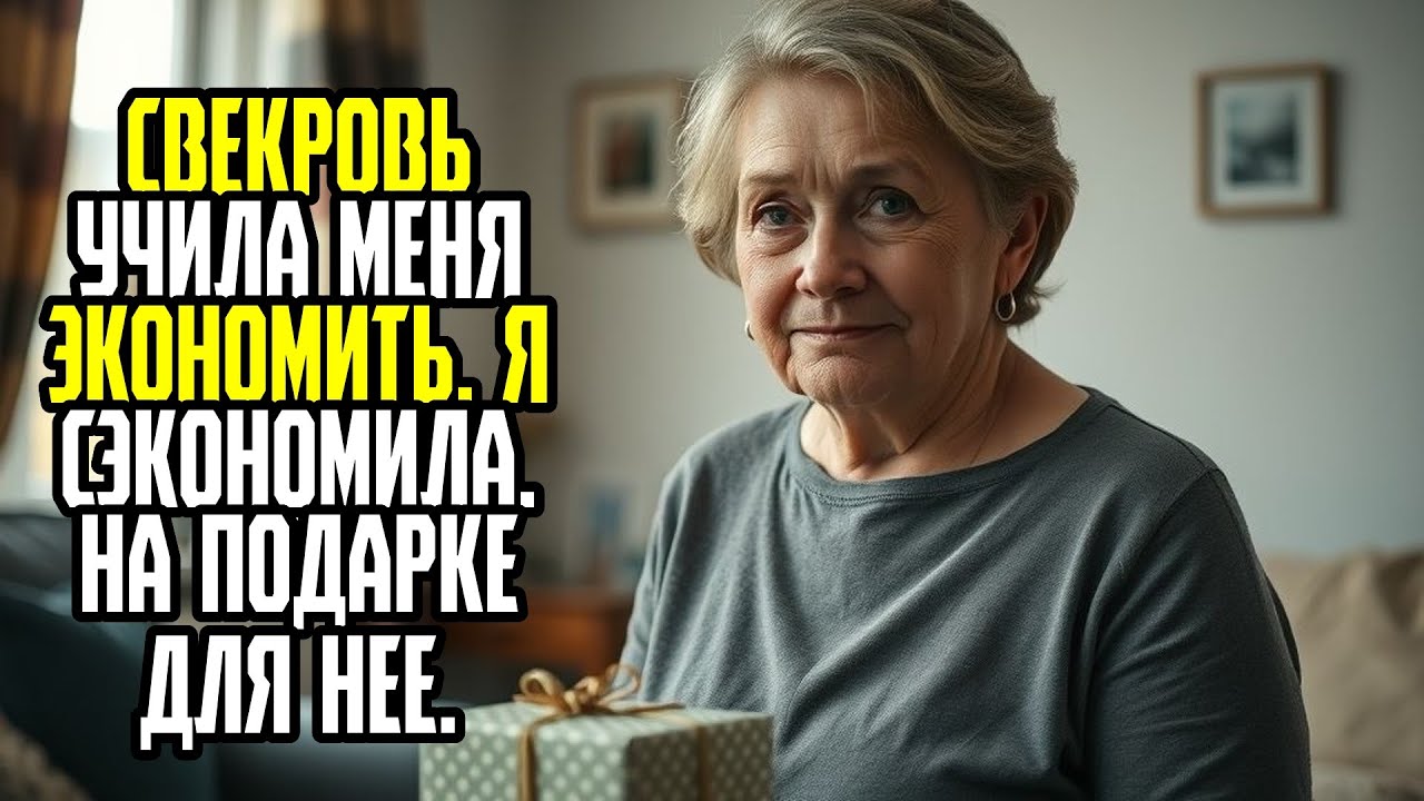 Свекровь учила меня экономить  Я сэкономила  На подарке для нее
