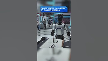 Robot Writes Calligraphy at Guangzhou Expo