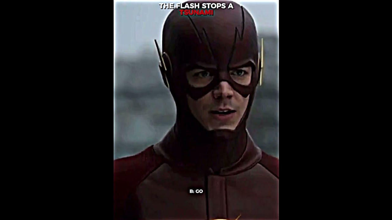 The Flash Stops A Tsunami.. #shorts