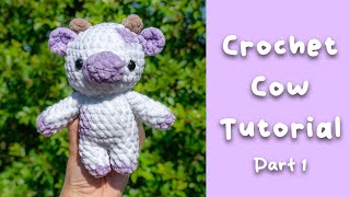 Crochet Cow Tutorial - Free Amigurumi Pattern How to Part 1