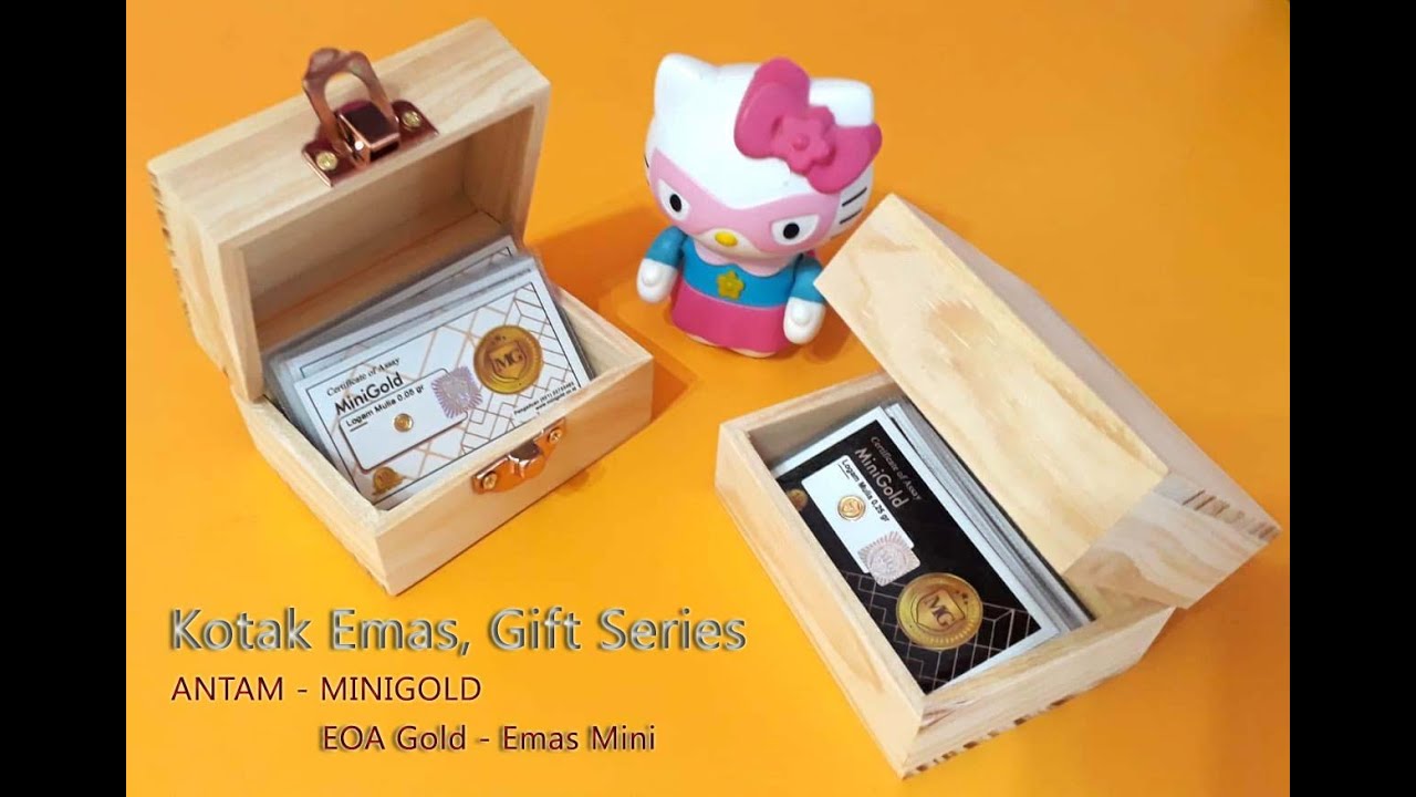 Box Emas Antam Box MiniGold Box EOA Gold Box Kayu Gift Series custom