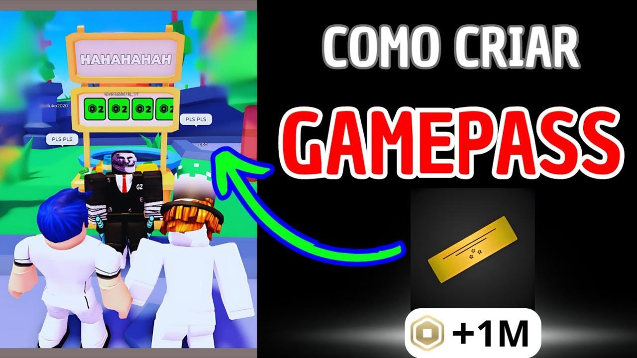 PASSO a PASSO de como criar uma GAMEPASS no ROBLOX (ATUALIZADO 2024 ...