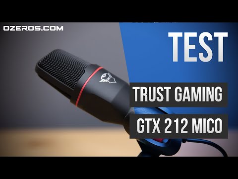 Видео: Micrófono Trust GTX 212 Mico, Prueba de audio
