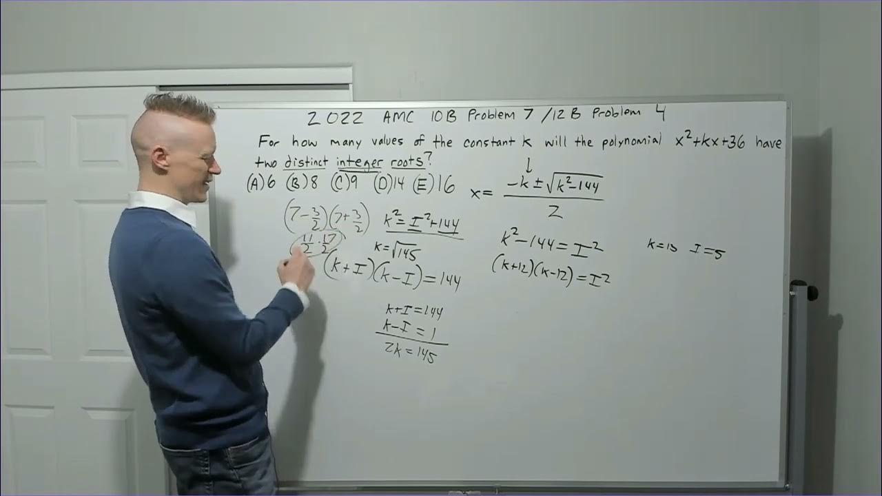2022 AMC 12 B, Problems 15 Rapid Fire YouTube