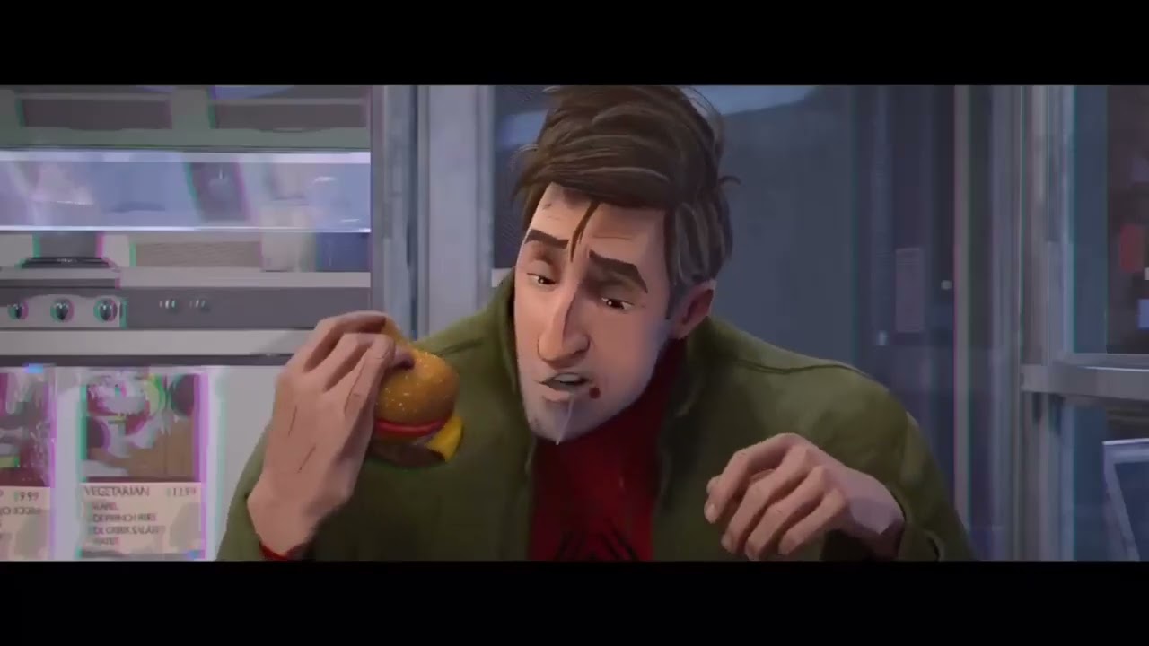 Spider-Man: Into the Spider-Verse: Diner Scene