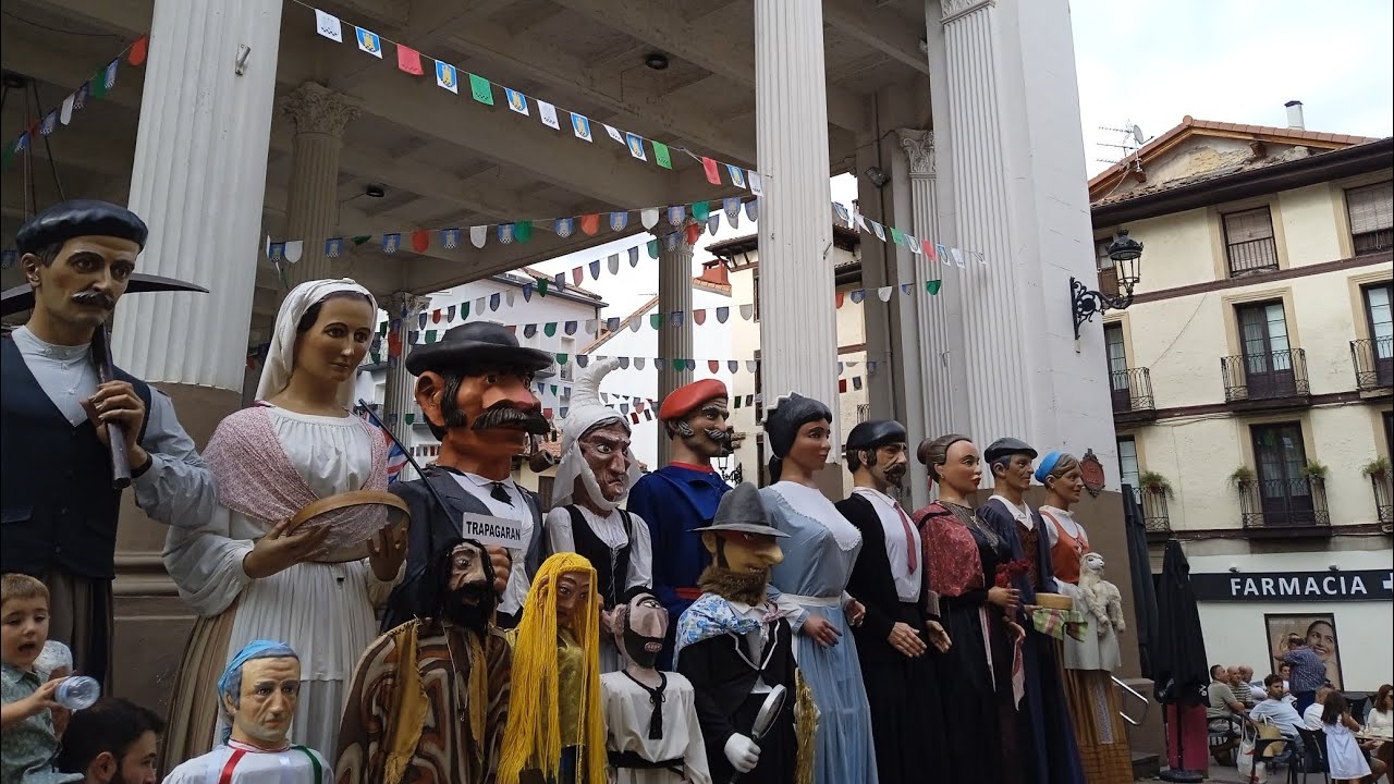 Concentración de gigantes en Ordizia 25/7/2024