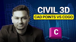CAD Points vs COGO Points Explained | AutoCAD vs Civil 3D Point Types