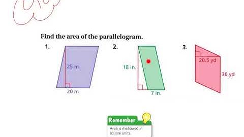 4.1 Area of Parallelograms (revised)