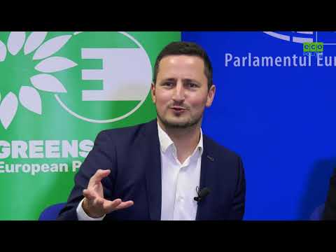 Conferință de presă a europarlamentarului Nicu Ştefănuţă, alături de liderii Verzilor Europeni