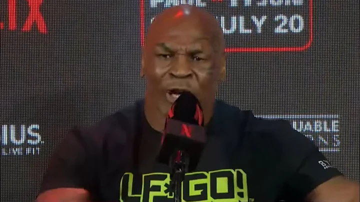 Mike Tyson LOSES IT on a Reporter: “What did you CALL ME?” • Jake Paul PRESS CONFERENCE
