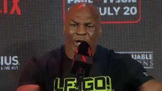 Mike Tyson LOSES IT on a Reporter: “What did you CALL ME?” • Jake Paul PRESS CONFERENCE Resimi