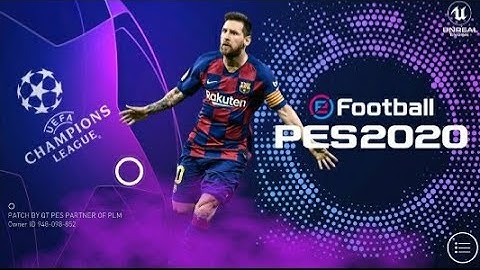 PES 2020 Mobile Patch UCL V4.1.1 Android 1GB New Kits Update Best Graphics