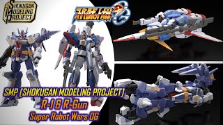 SMP [SHOKUGAN MODELING PROJECT] R-1 & R-Gun | Super Robot Wars OG