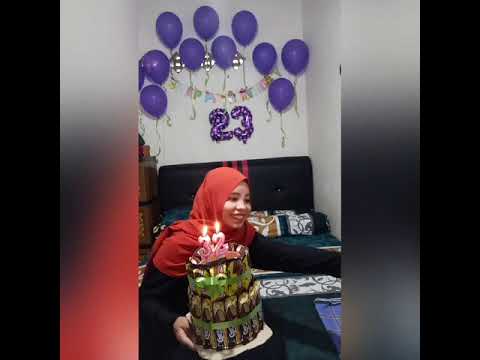 TERHARU!! Terimakasih untuk keluarga serta istriku atas suprisenya#23th