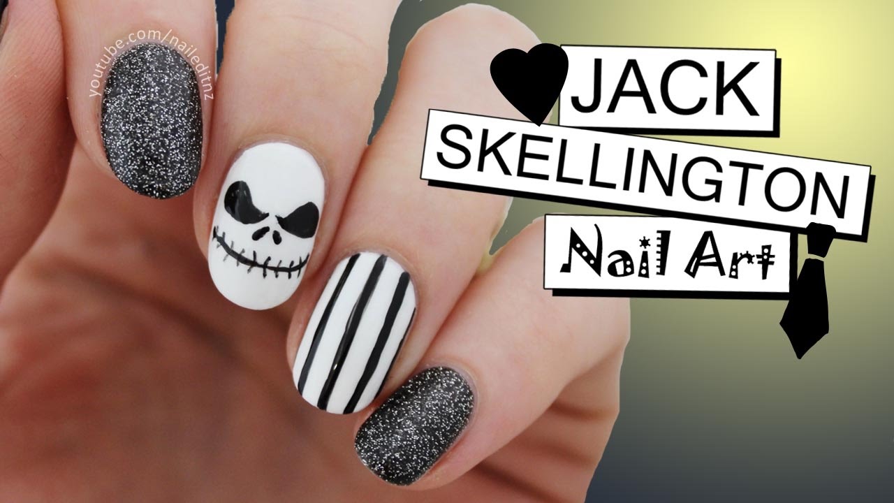 Jack Skellington Nail Art Stickers - wide 2