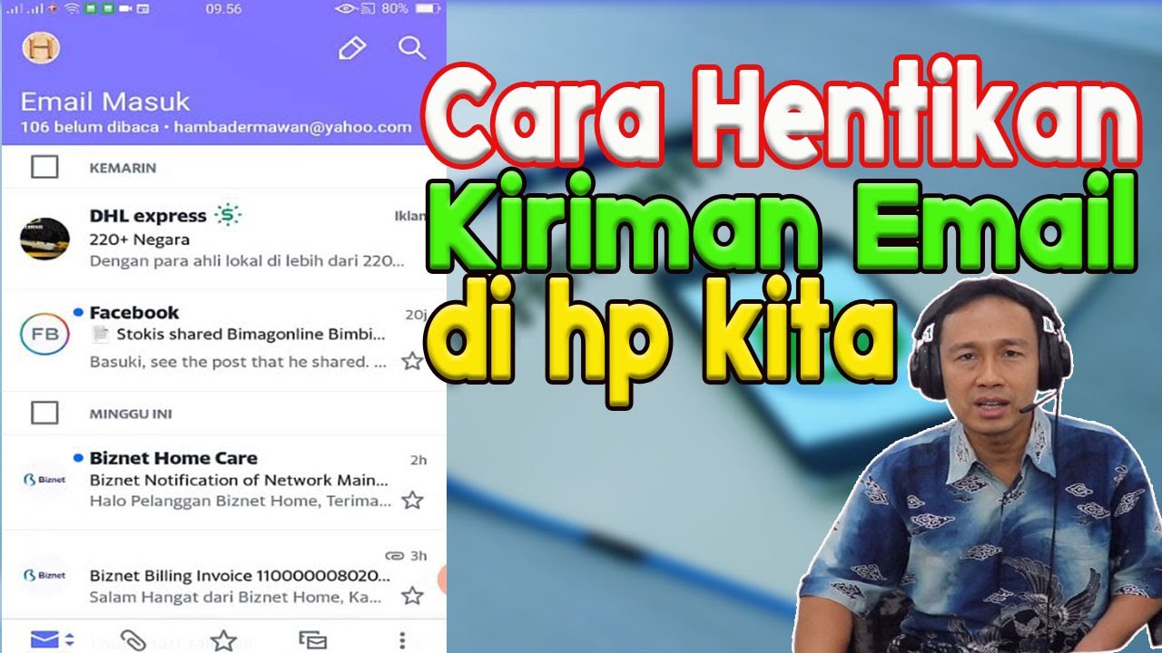 Cara Menghentikan Kiriman Email Promosi Youtube