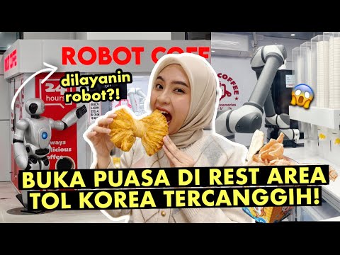 BUKA PUASA DI REST AREA TOL KOREA ๐ฐ๐ท CANGGIH BANGET DILAYANIN ROBOT! ๐ฑ BANYAK JAJANA STREETFOOD!
