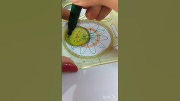 Spirograph Art #satisfying #art #shortvideo #spirography #oddlysatisfying #relaxing