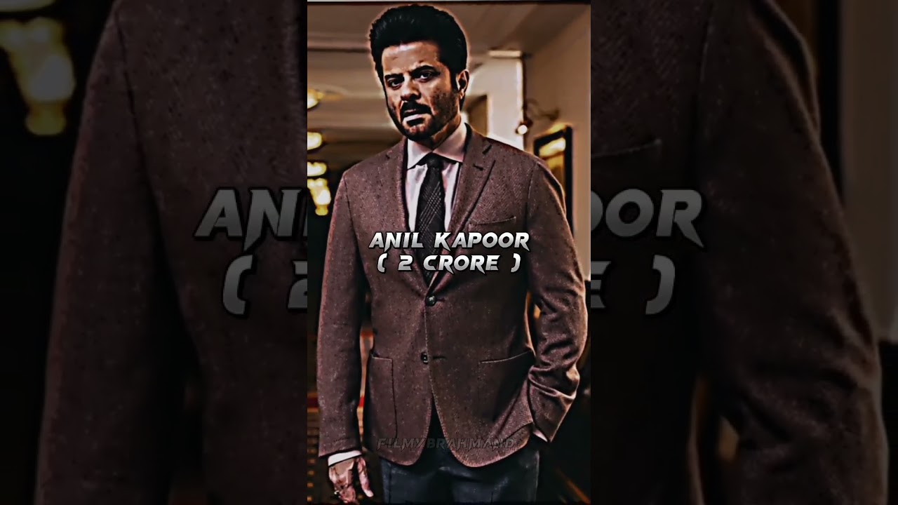 Top 5 actors of Animal & their Salary 