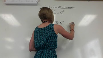 Negative Exponents & Proofs (Unit 1 Lesson 5-6)