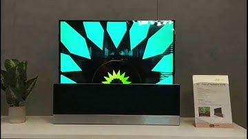 TCL31" FHD printed rollable OLED prototype