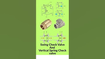 How does a check valve work | Why use Vertical check valve not Swing type check valve | Check valve