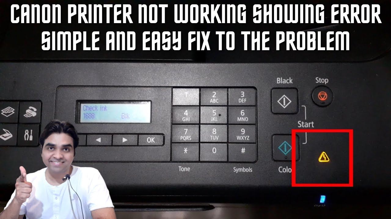 Canon Printer MX477 not Working Showing Orange Error light Instantly Fixed By Amit Kashyap 