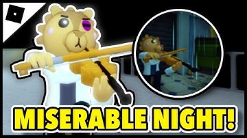 How to get the "MISERABLE NIGHT" BADGE + LOTHAM in Accurate Piggy RP: The Return