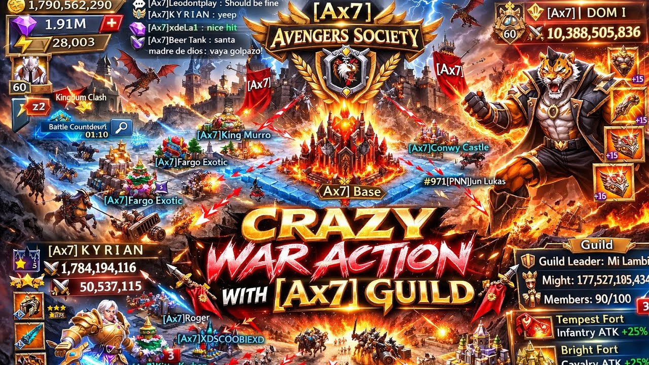 KvK in [Ax7] with [I  DOM  I]in kd 832 #lordsmobile 