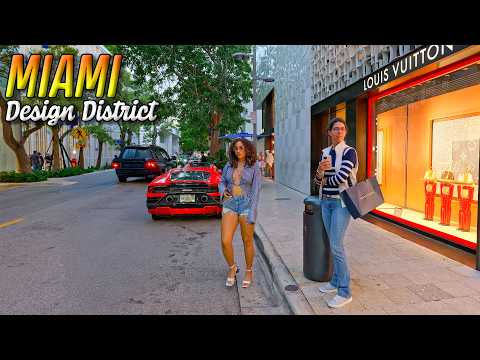 Miami Design District A Walking Experience 4K