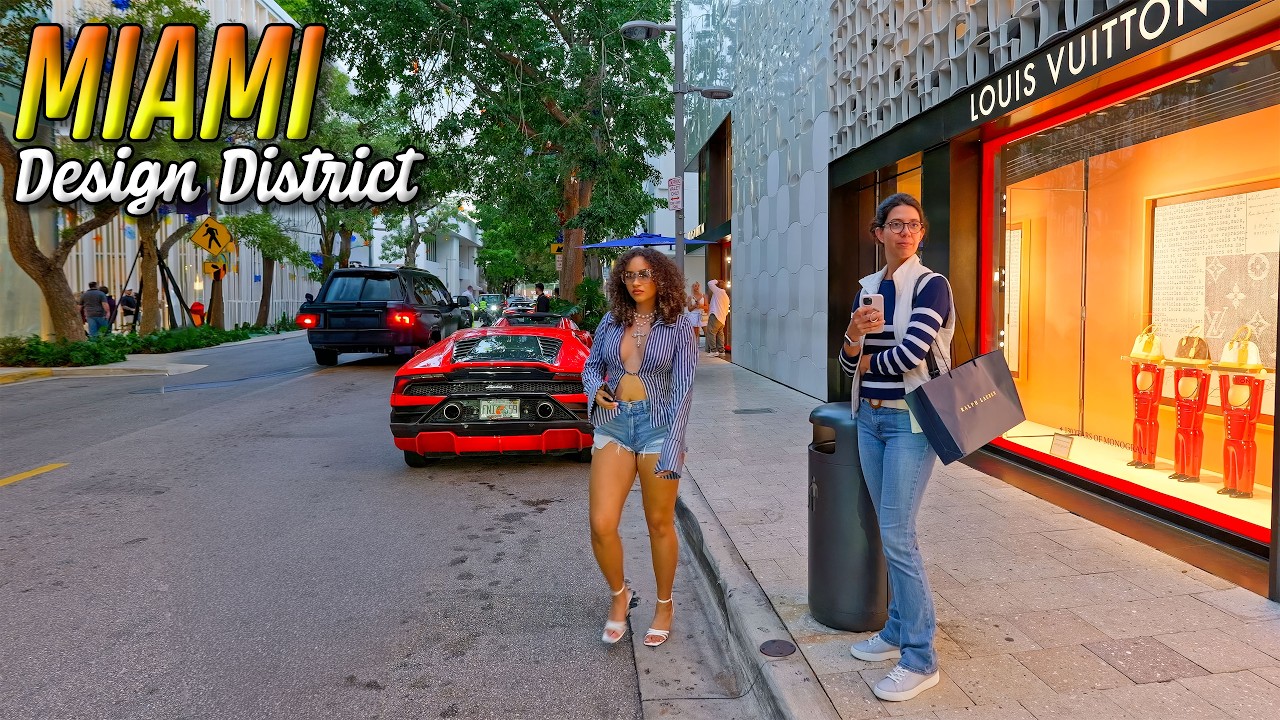 Miami Design District A Walking Experience 4K
