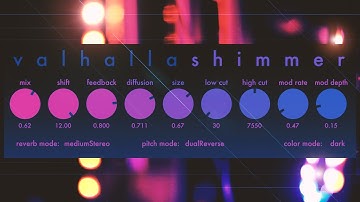 Valhalla Chimes ( Moog Grandmother + Wind Chimes + Valhalla Shimmer + Roland 808 )