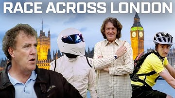 Jeremy vs Richard vs James vs The Stig: RACE Across London! | Top Gear Classic