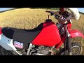 Обзор мотоцикла Honda XR250R `04 и тестдрайв