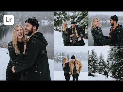 Creamy + Soft Winter Couple Shoot | Watch us Edit using Seasons Lightroom Presets