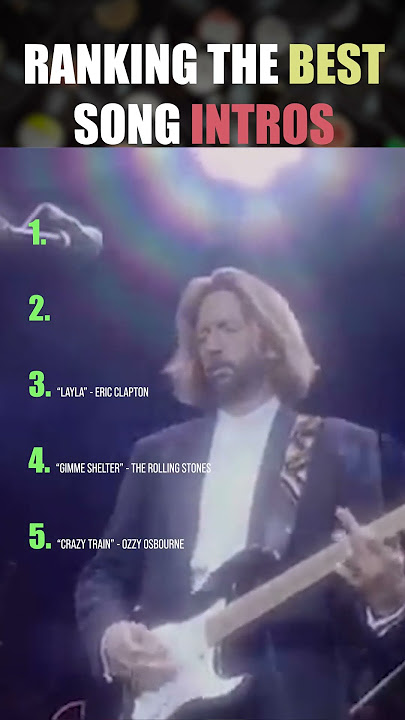 Top 5 Greatest Song Intros of All Time