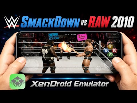 WWE SmackDown vs. Raw 2010 (Xbox 360) Gameplay on XenDroid Emulator Android 🔥 🚀🚀 🔥| WWE SVR 2010