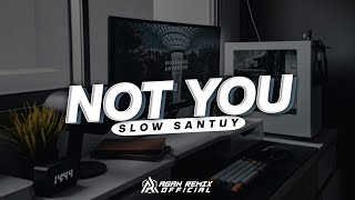 DJ NOT YOU - ALAN WALKER & EMMA STEINBAKKEN || SLOW SANTUY - AGAN REMIX