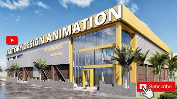 3d Architectural Animation of a Factory/Warehouse Building