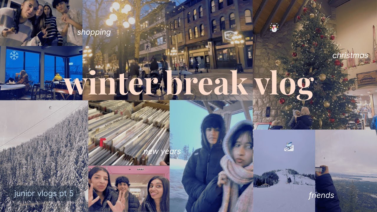 winter break vlog ❄️ shopping, hanging out with friends, and more! - ep 5 junior vlogs
