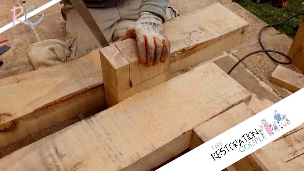 Build a Simple Bench from Oak Sleepers - YouTube