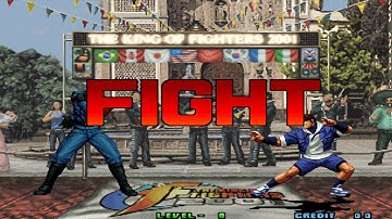 The King of Fighters 2001 (1CC Level 8) Ikari Warrior Team Leona, Ralf, Clark, Heidern Playthrough