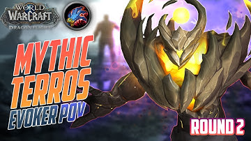 Mythic Terros (Round 2): Evoker Gameplay | Vault Of The Incarnates Mythic Raid Testing Dragonflight