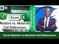 Excel Relative Cell Reference Vs Absolute Cell Reference